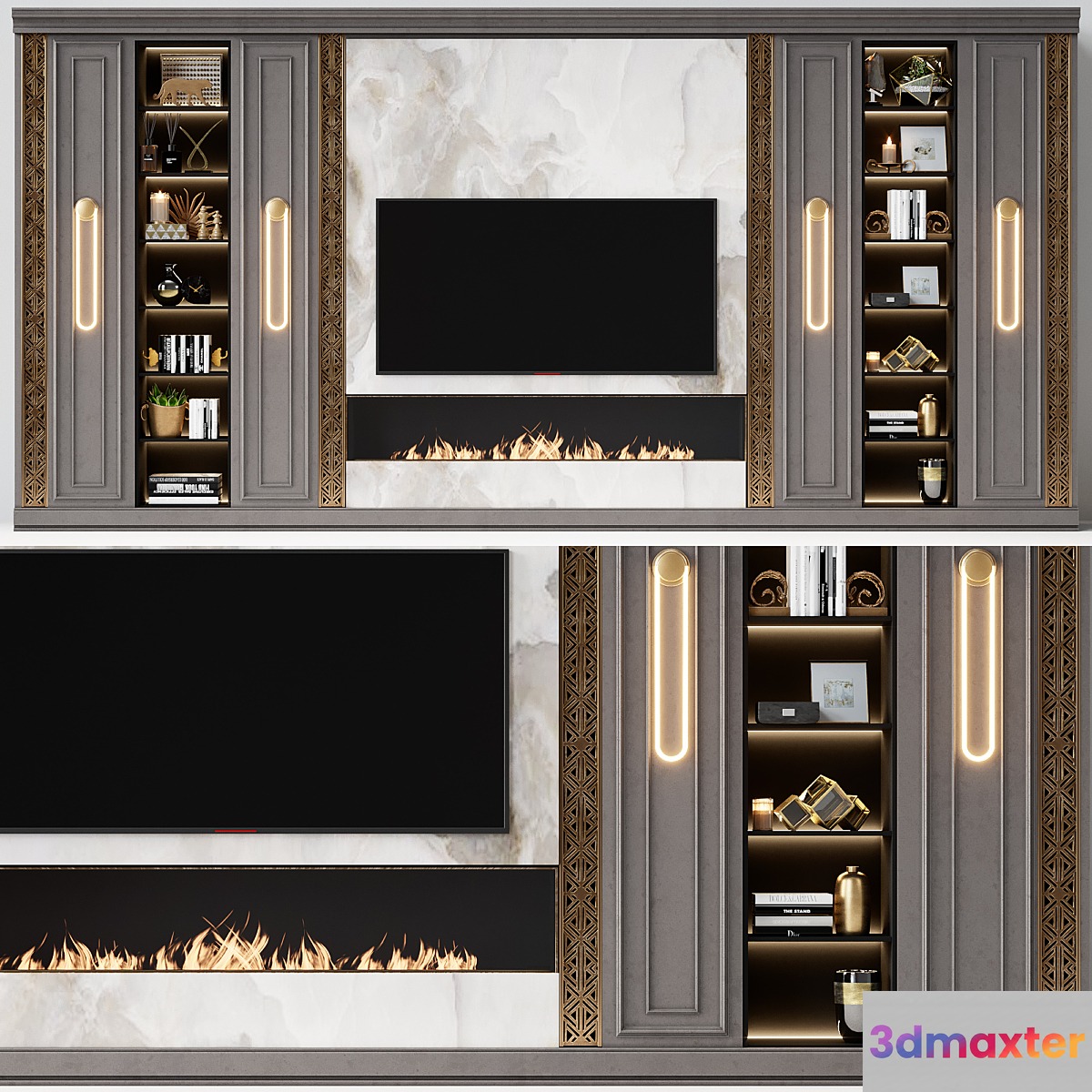 TV wall modern 72