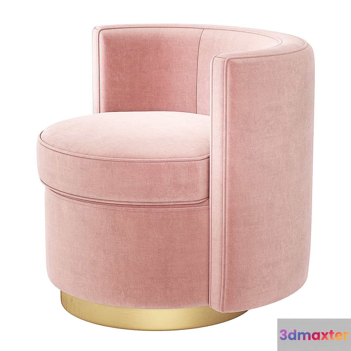 Eichholtz Amanda Swivel Chair 3D Max