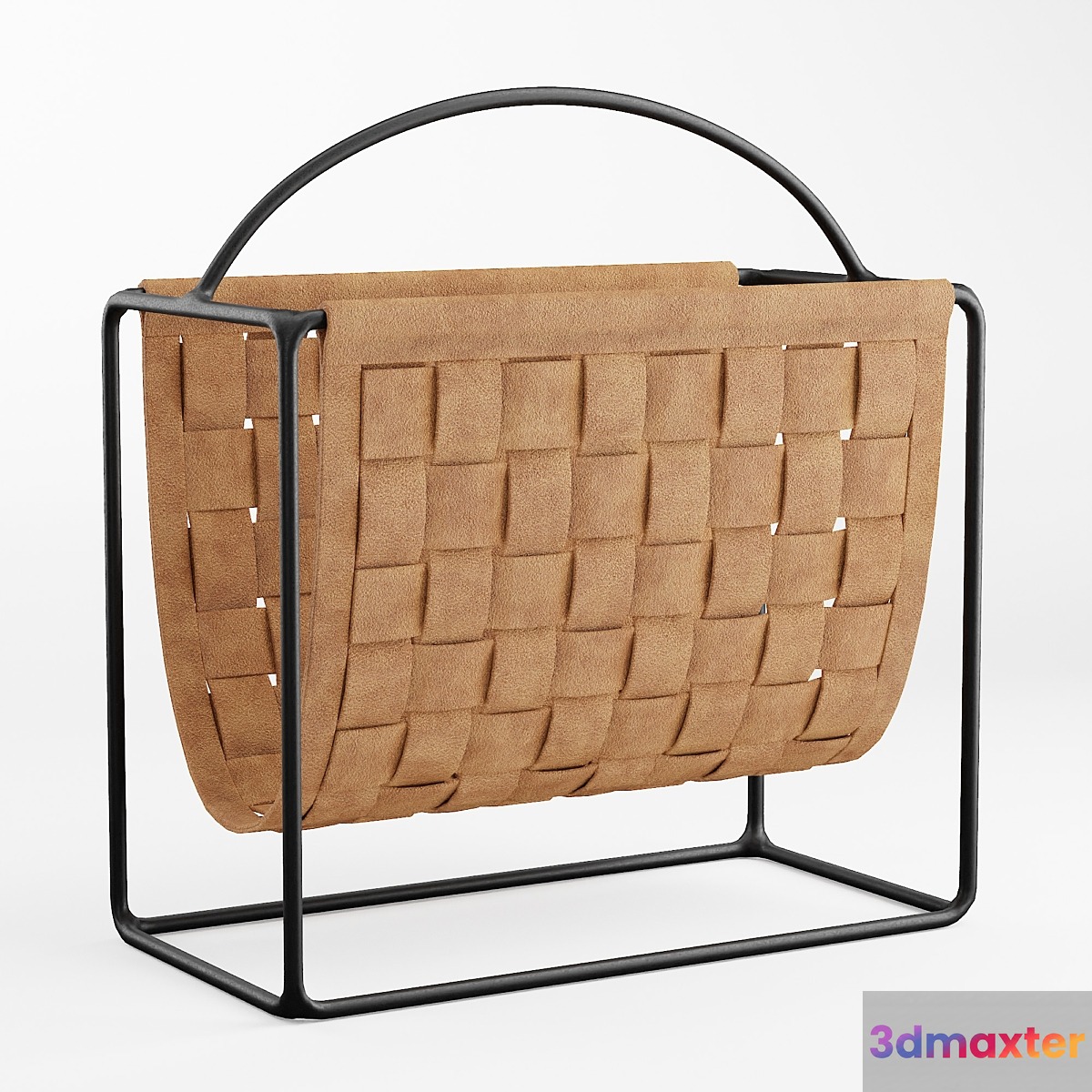 Suede Magazine Holder 3D Max