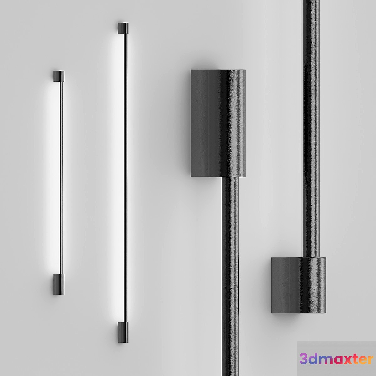 SCAN LED Wall Light 3D Max