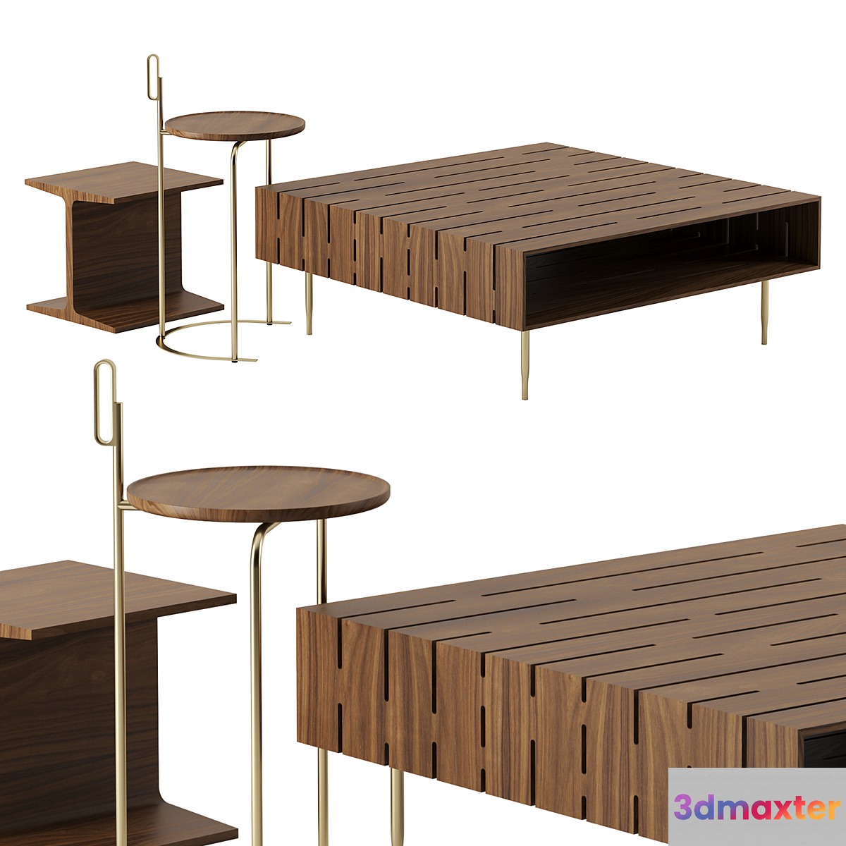 Coffee tables set by De La Espada - No.2