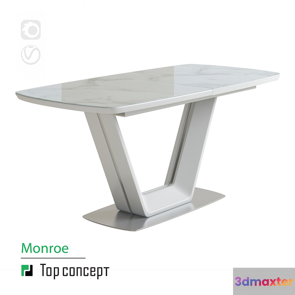 Dining table Monroe extendable (160 + 40 cm) - No.3