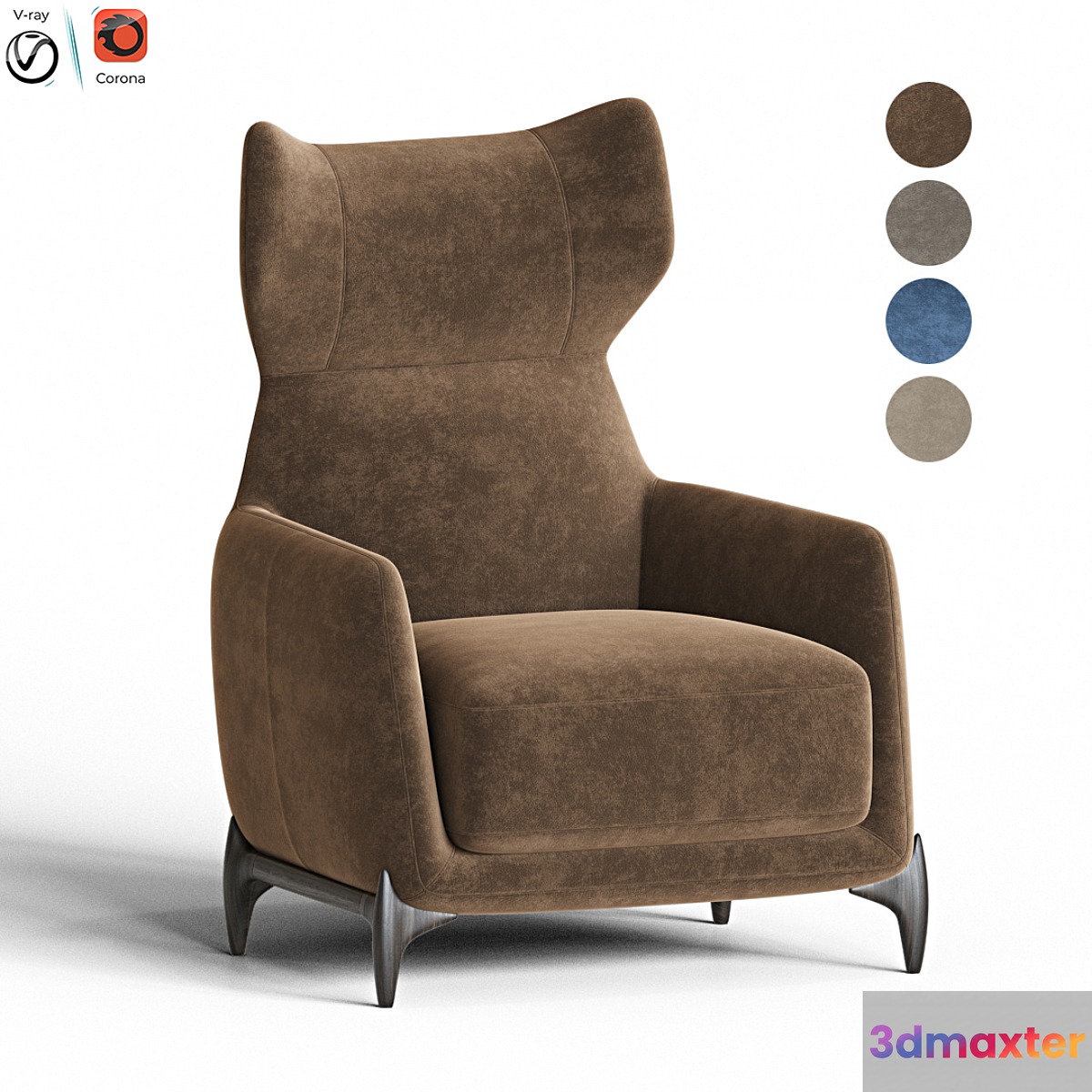 Duffle Armchair Ditre Italia 3D Max