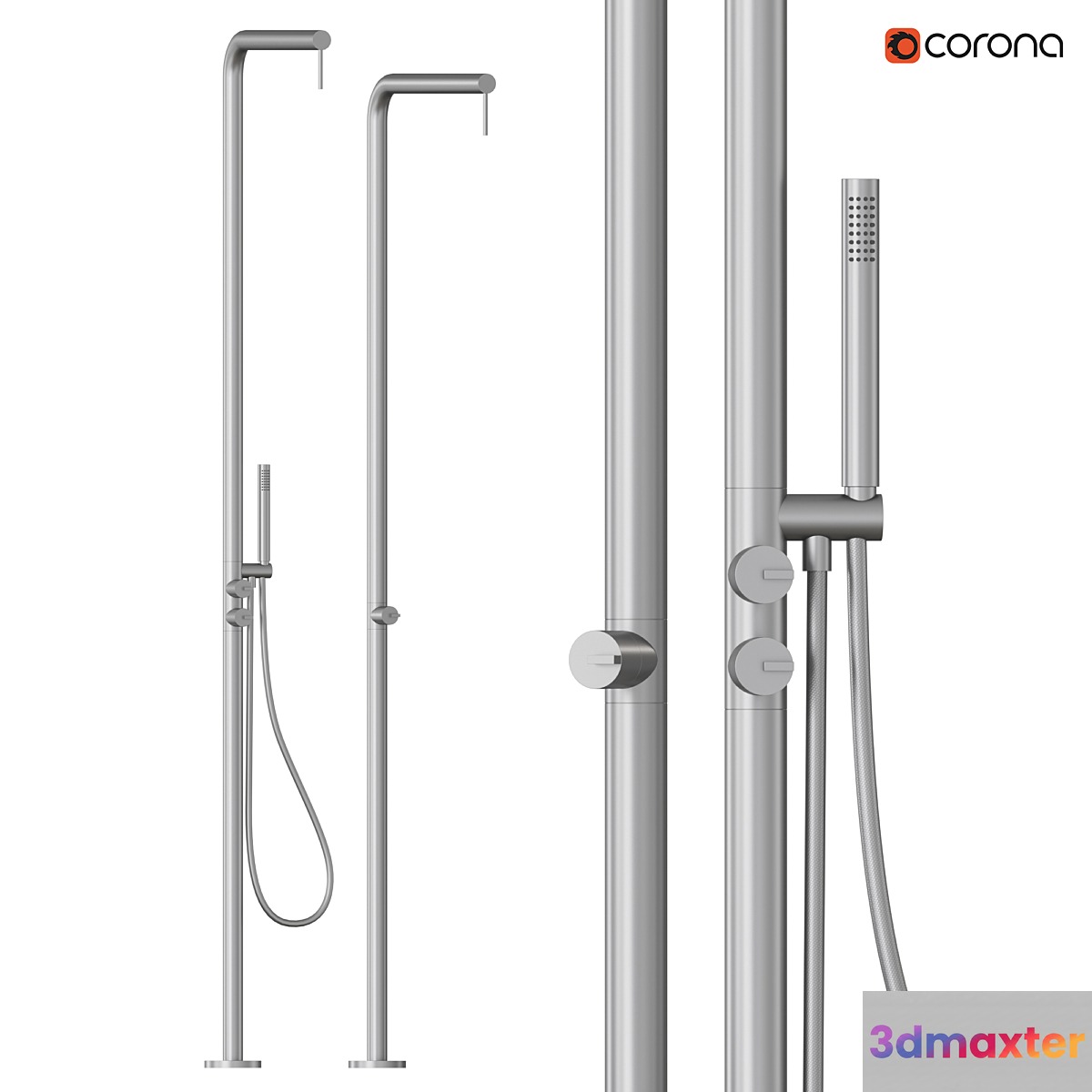 Quadrodesign CD018 | Shower rack