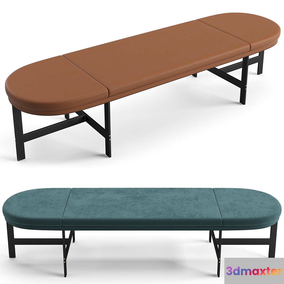 Baxter Passepartout bench 3D Max