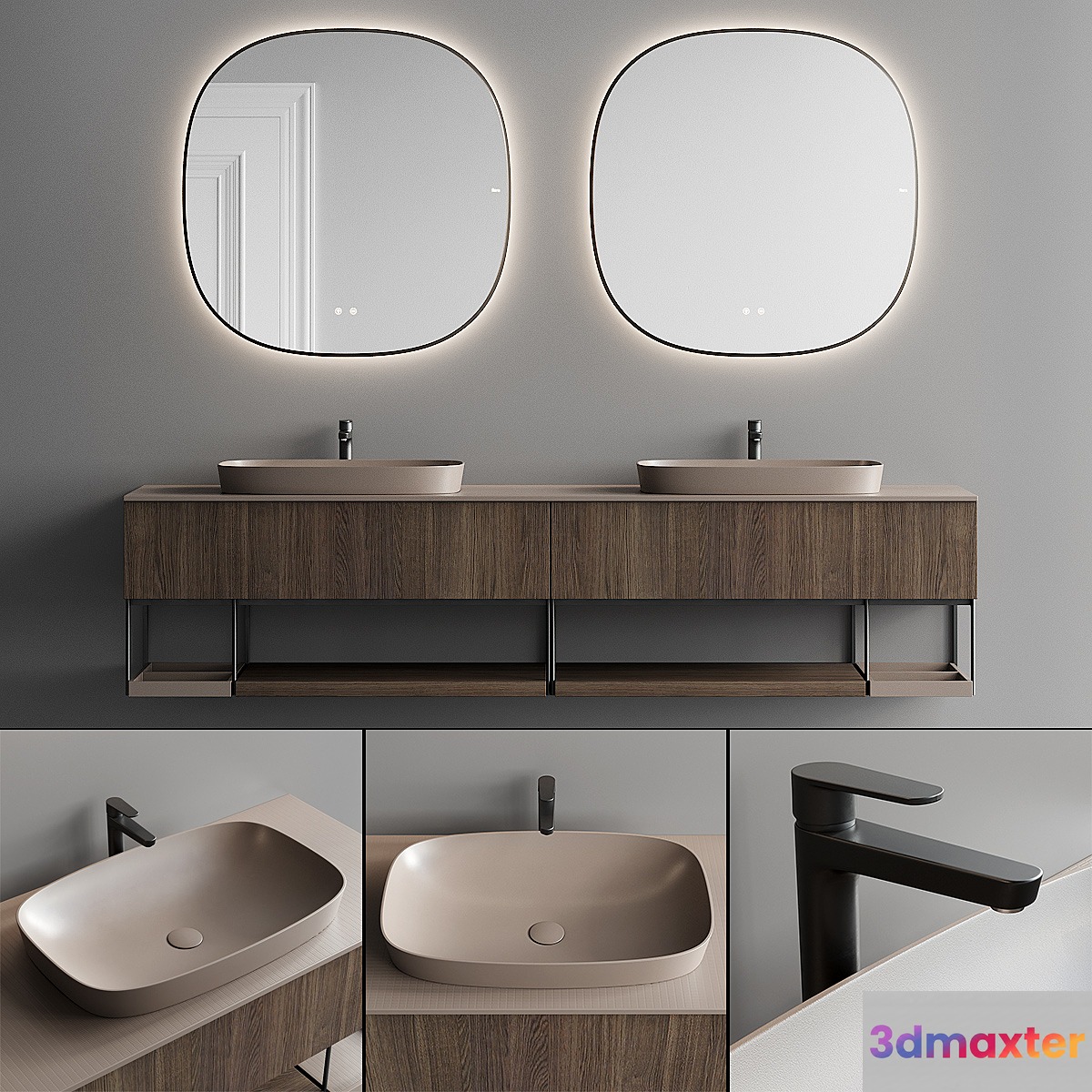 Fiora Sen Vanity Unit Set 2