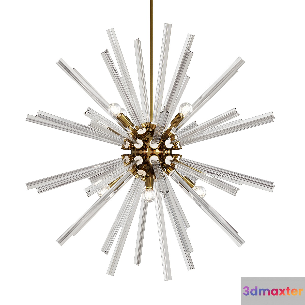 Hanley large chandelier 3D Max