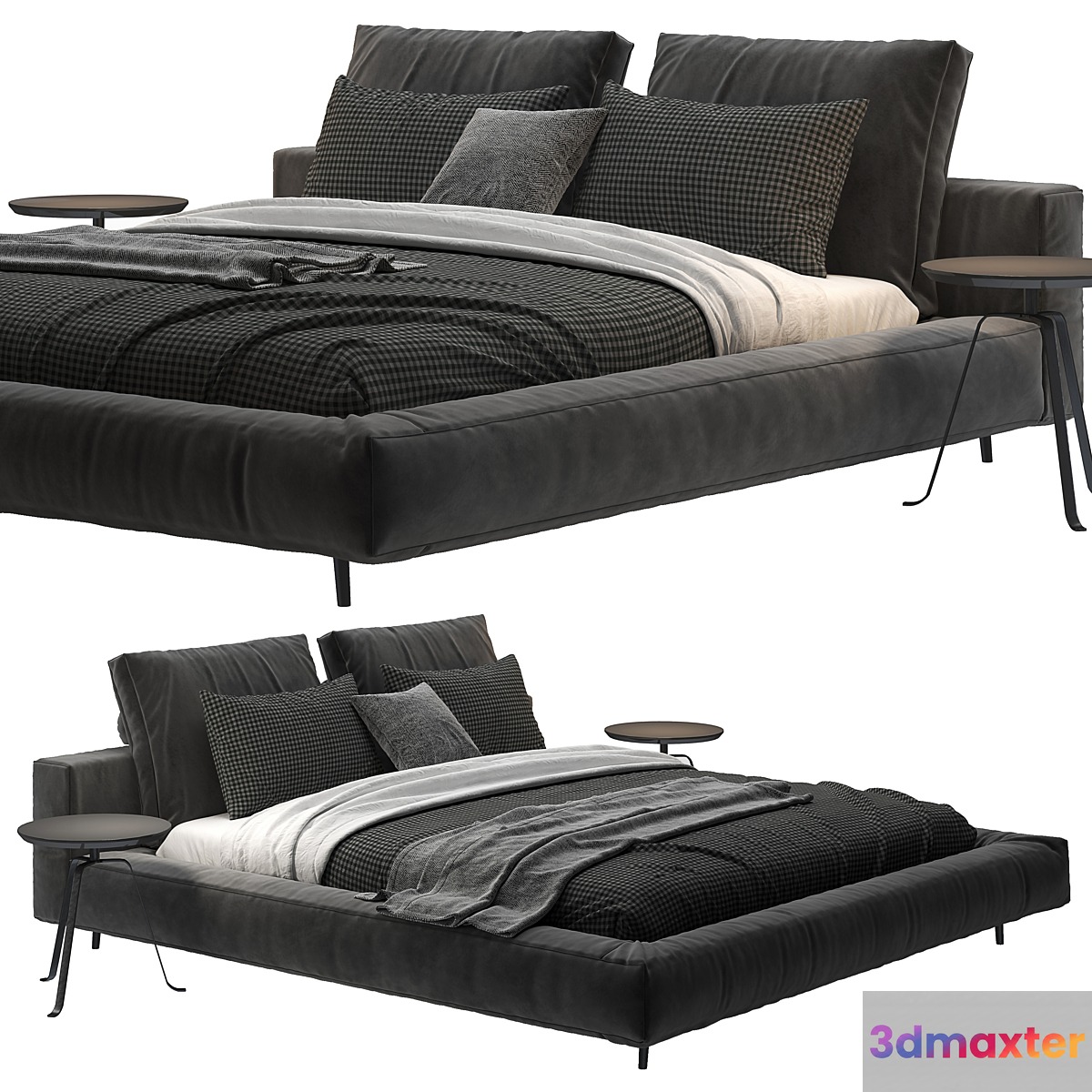 Bonaldo letti matrimonial 3D Max