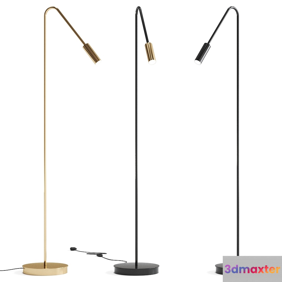 VOLTA Floor lamp By Estiluz 3D Max