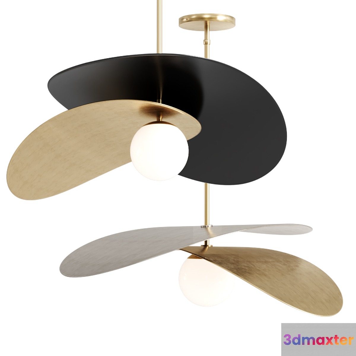 WEST ELM Olivia Pendant 3D Max