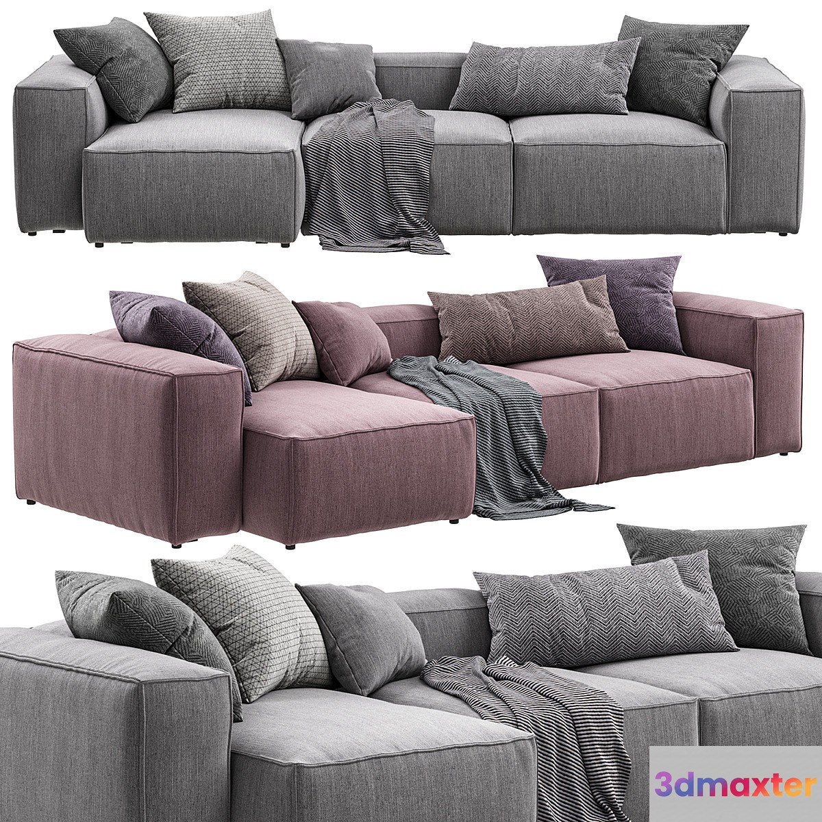 Bolia - Cosima (3-seat chaise longue sofa)
