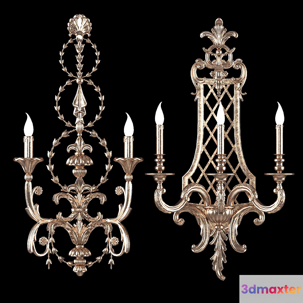 roberto giovannini wall light art 1042 3D Max