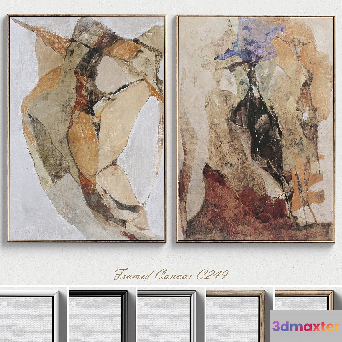 Large Living Room Wall Art C-249 3D Max