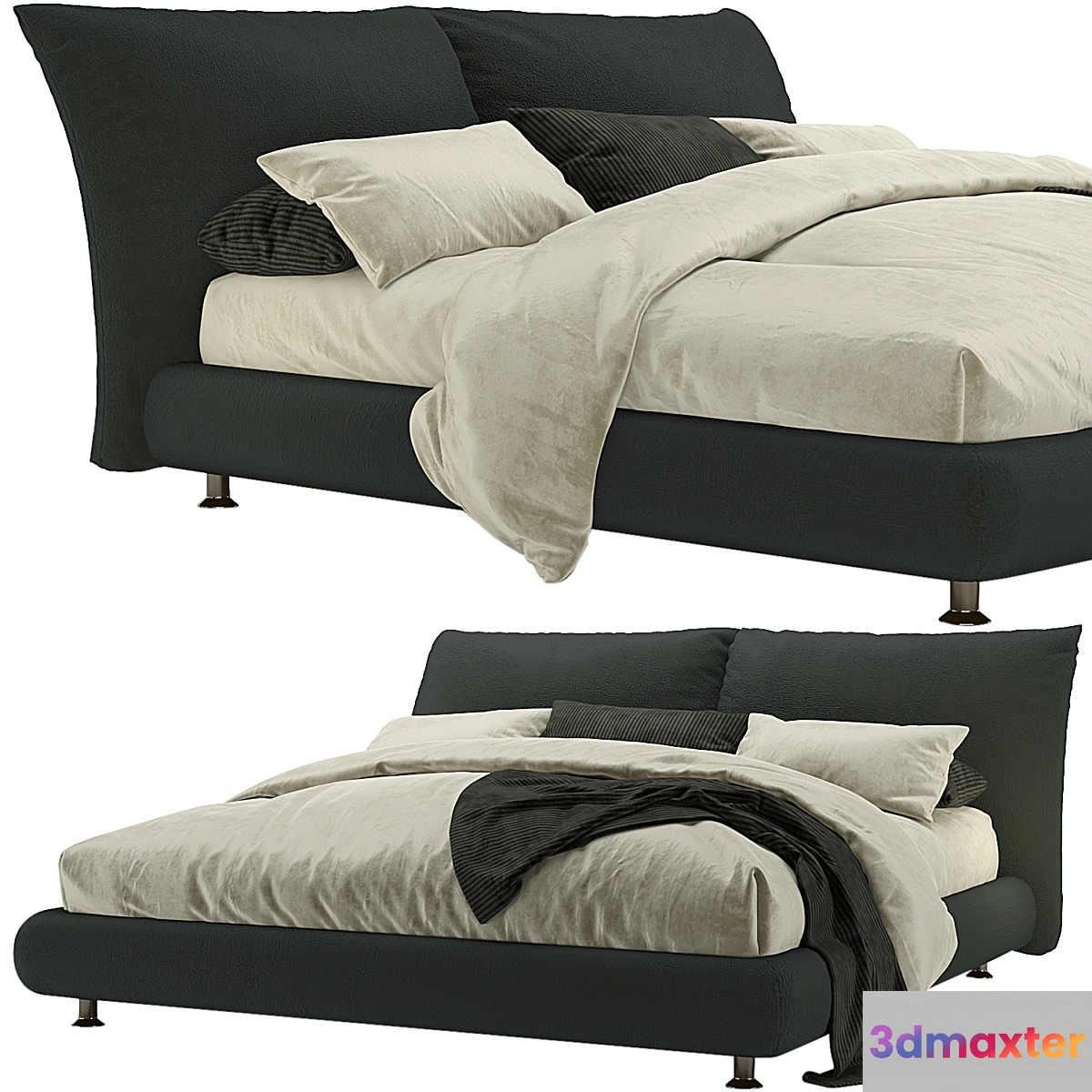 edra STAND BY ME Bed 3D Max