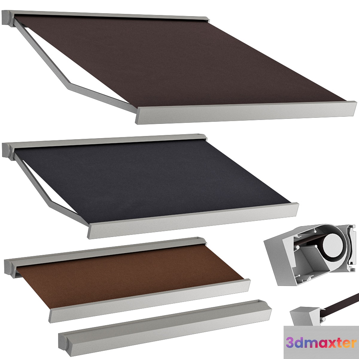 Sliding outdoor awning sun canopy - No.2