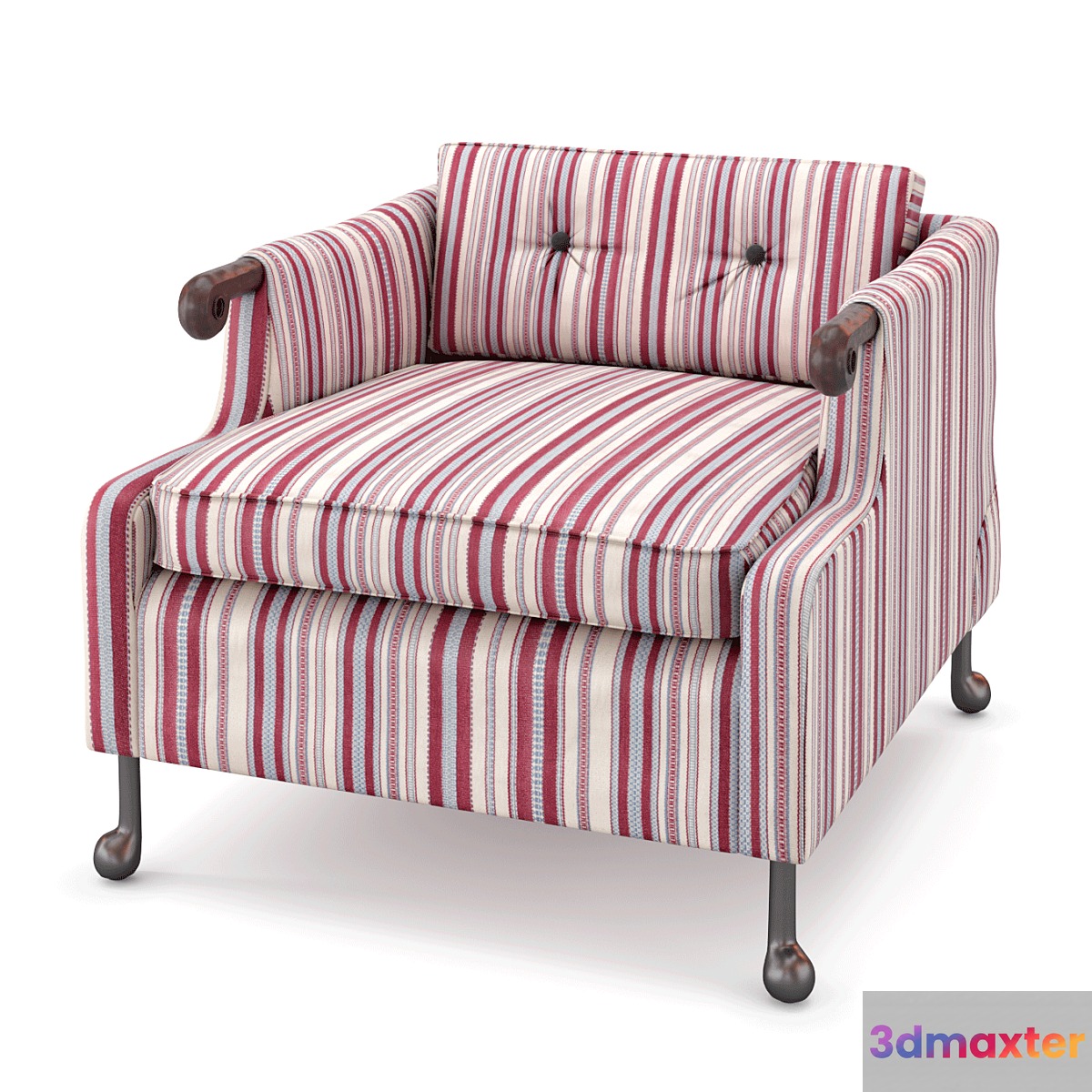BDDW Abel club chair 3D Max
