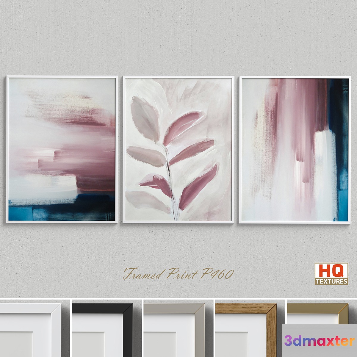Framed Print P-460 3D Max