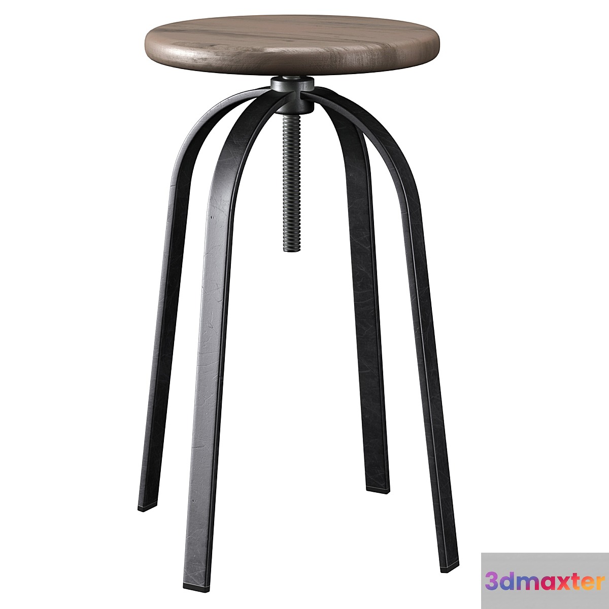 Round bar stool