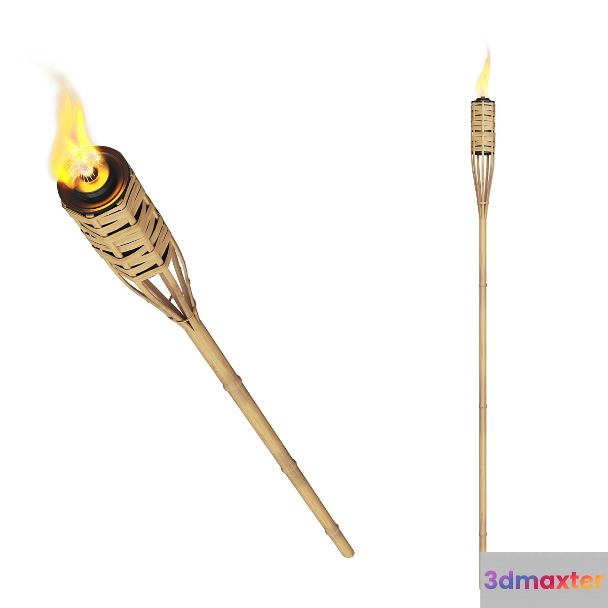 Bungalow torch bamboo