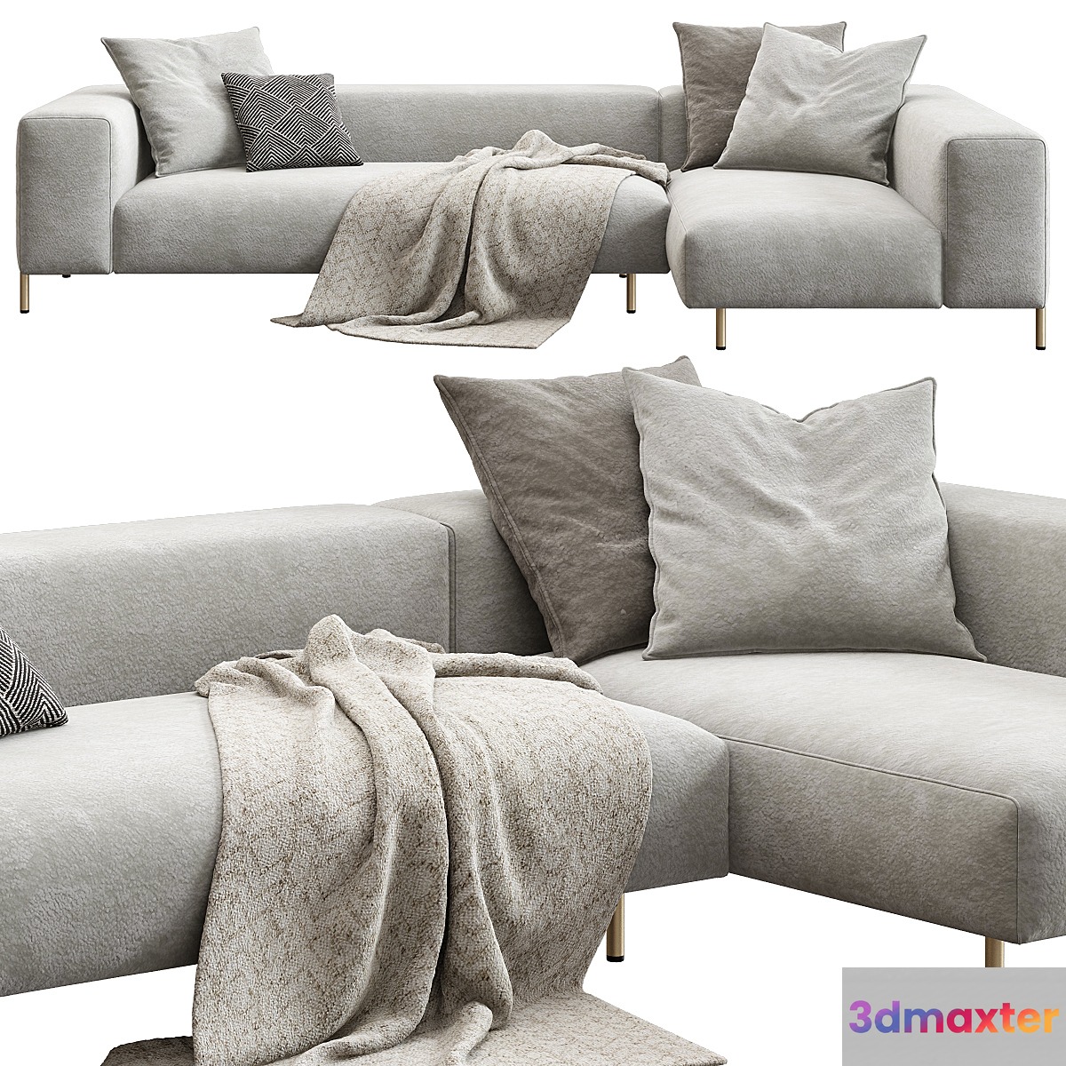 Former In Italia _ Brera Corner Sofa 3D Max