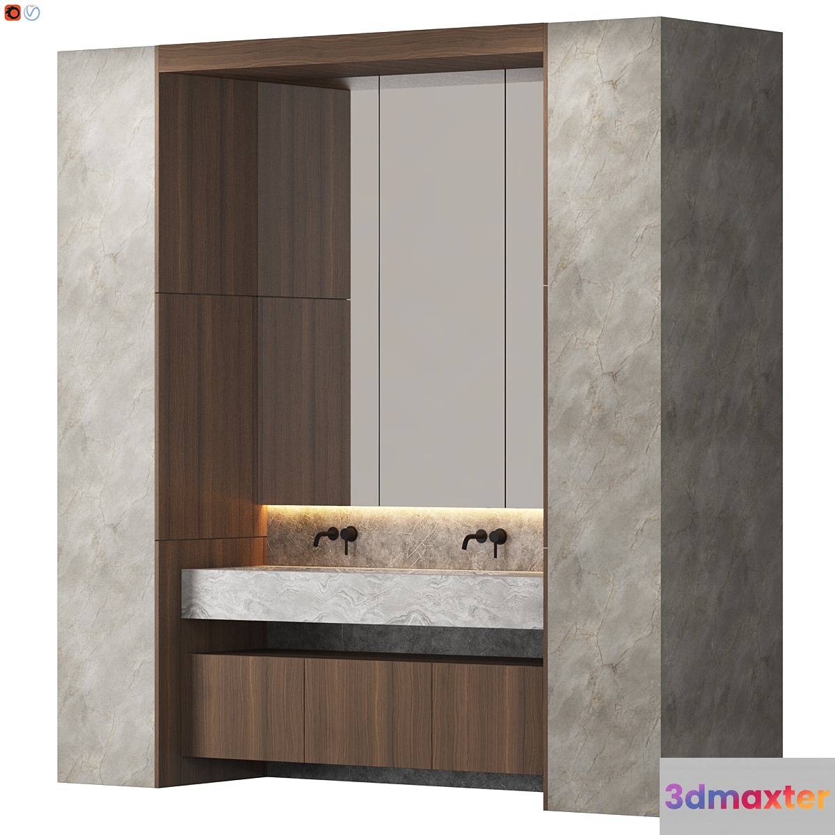 Random Inspiration 413 Bathroom 3D Max