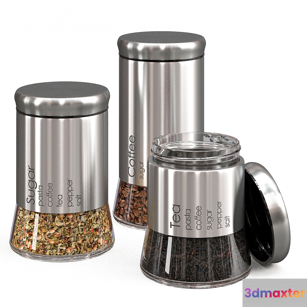 set of spice jars