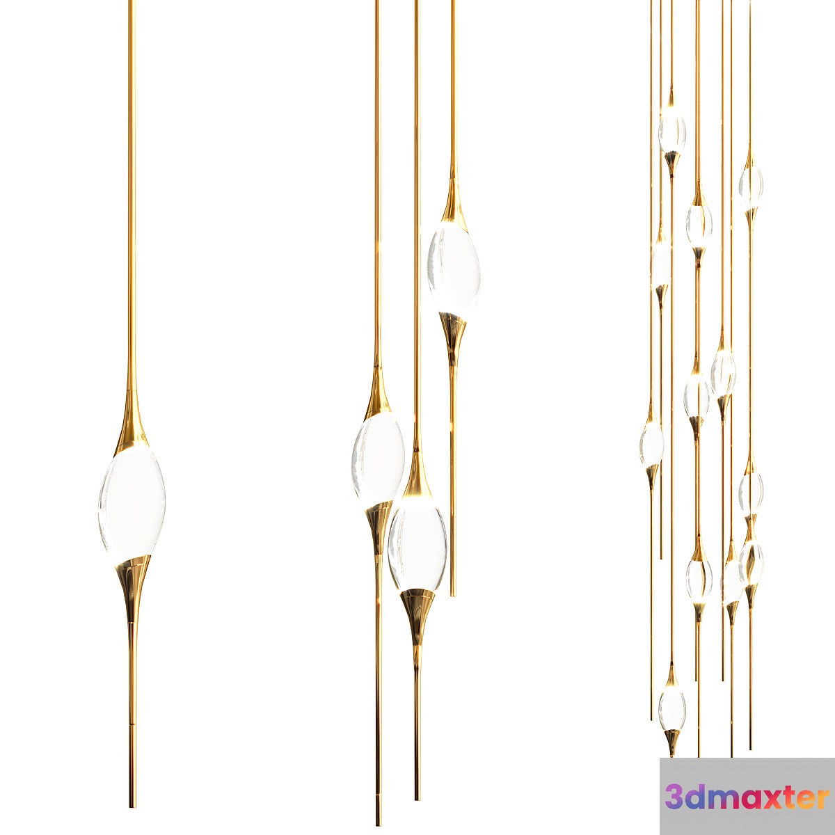 Pezzo round chandelier - No.2