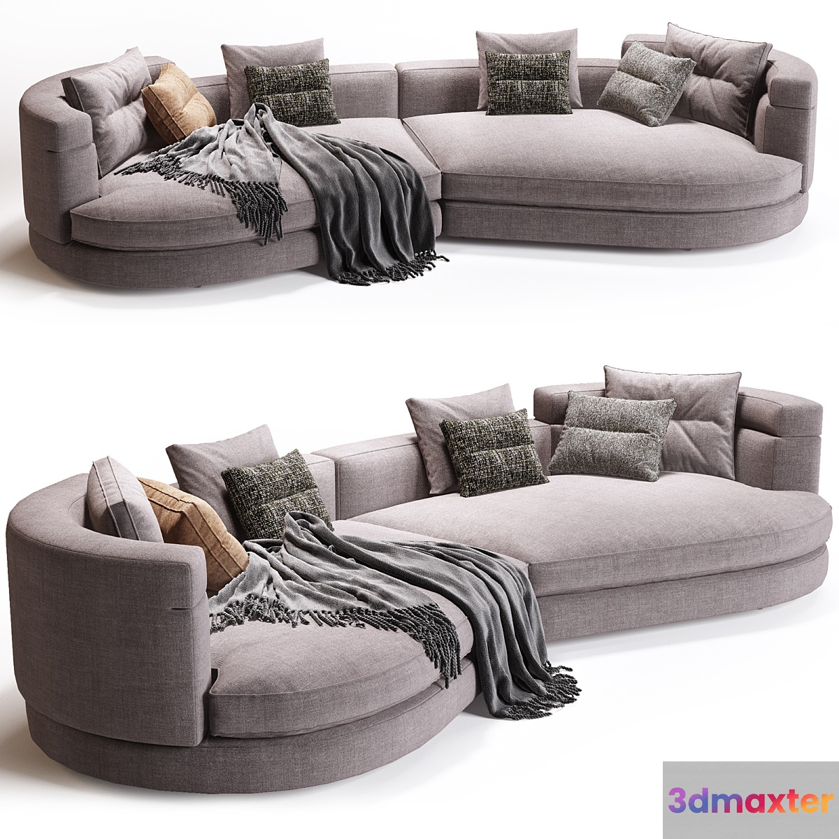 Minotti alexander sofa 3D Max