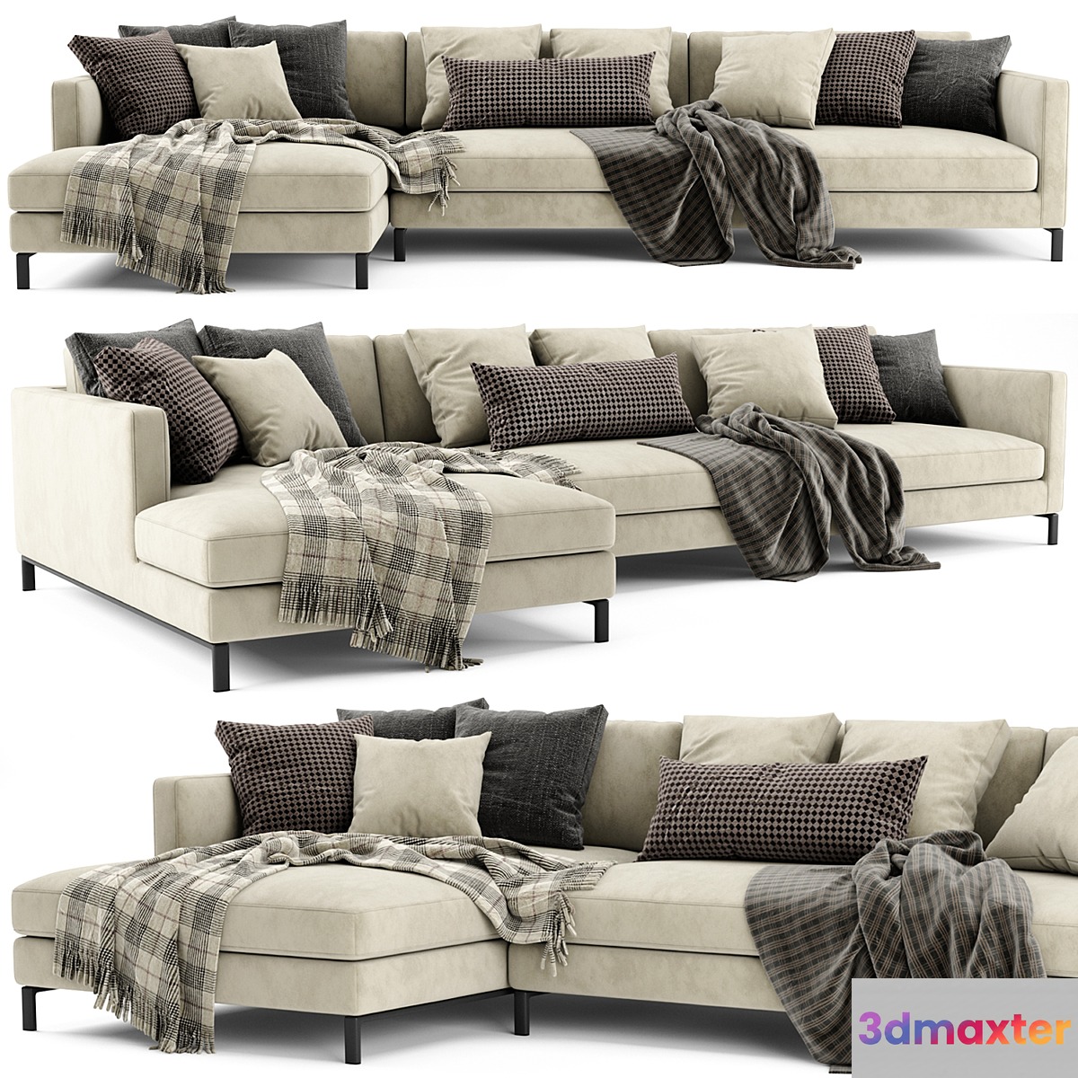 Verzelloni Hampton Chaise Longue Sofa - No.3