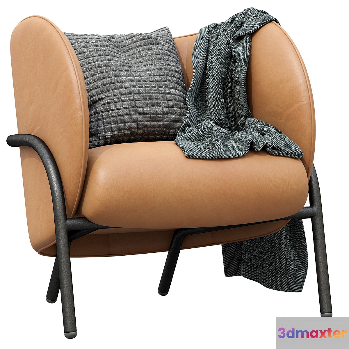 ROYCE LEATHER ARMCHAIR