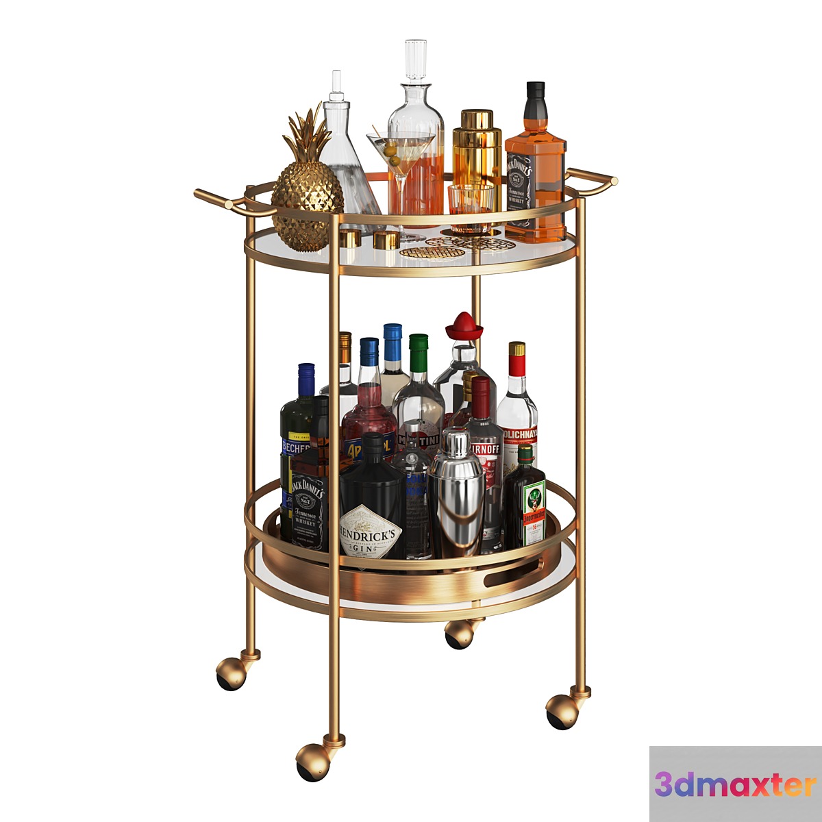 Mini Bar Beverage Table - No.3