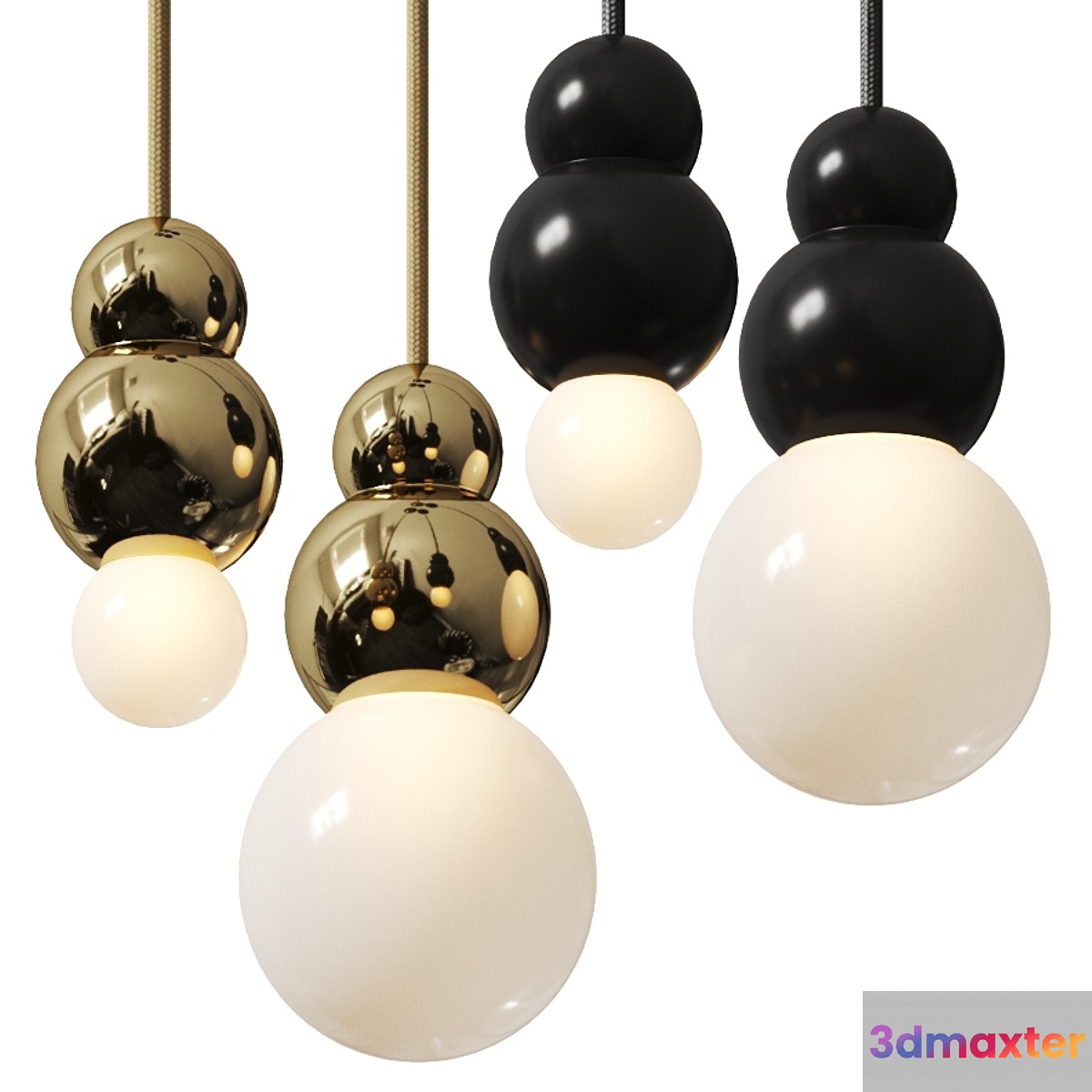 Michael Anastassiades Ball Light Pendant Lamps 3D Max