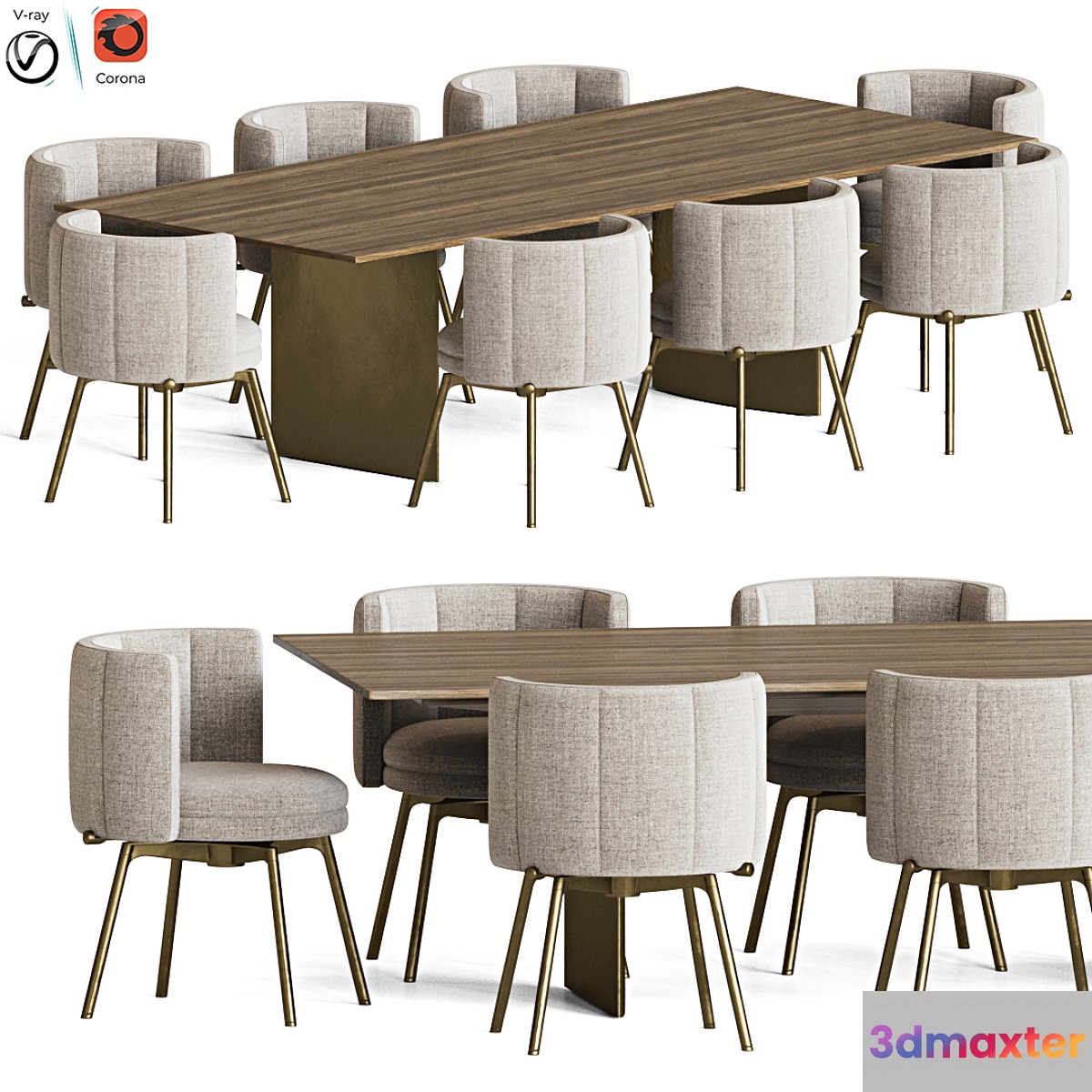 Dining Set 29 3D Max