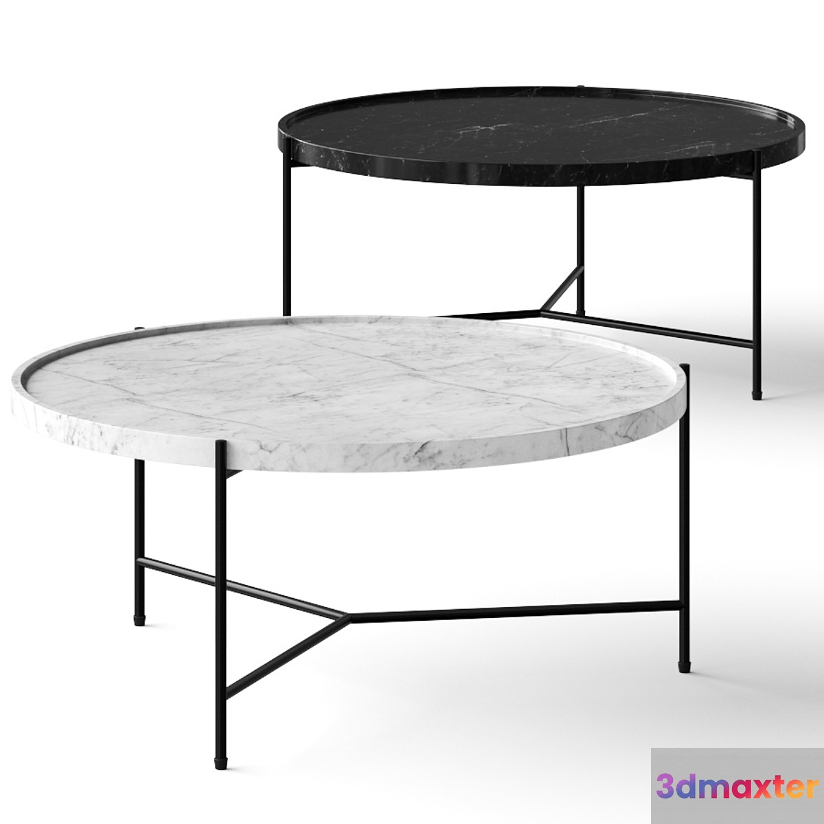 Croft House Marquina Coffee Tables 3D Max