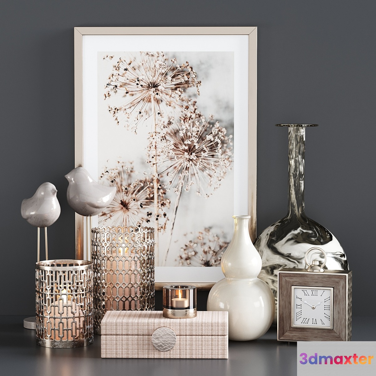 Decorative Set 50 3D Max