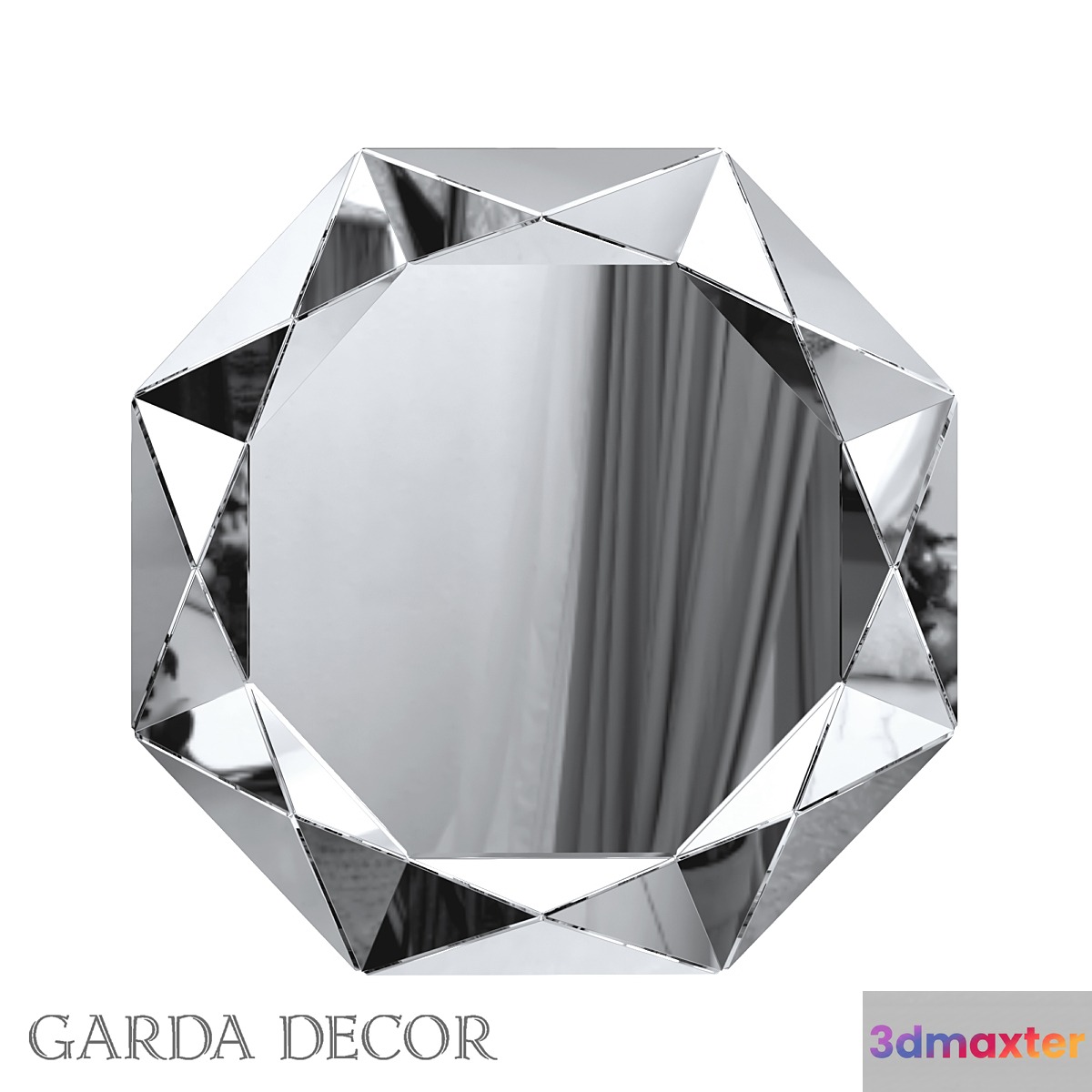 MIRROR WITH VOLUME MIRROR FRAME 19-OA-1045 Garda Decor