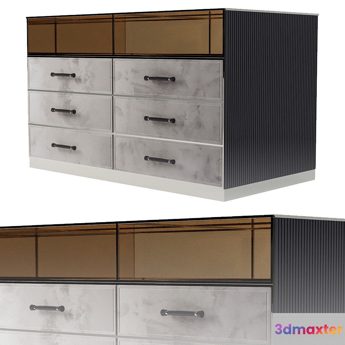 Wardrobe island 01 3D Max