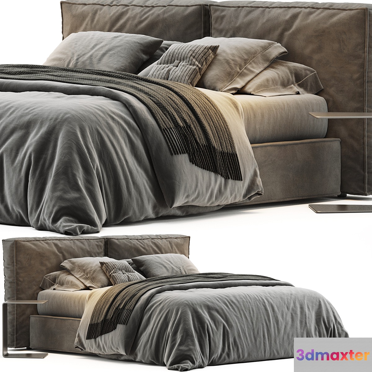 Ditre italia flann bed - No.5 3D Max