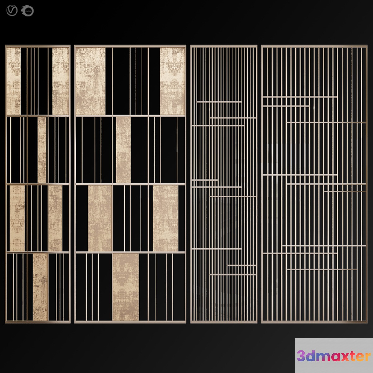 Decorative partition # 12 3D Max