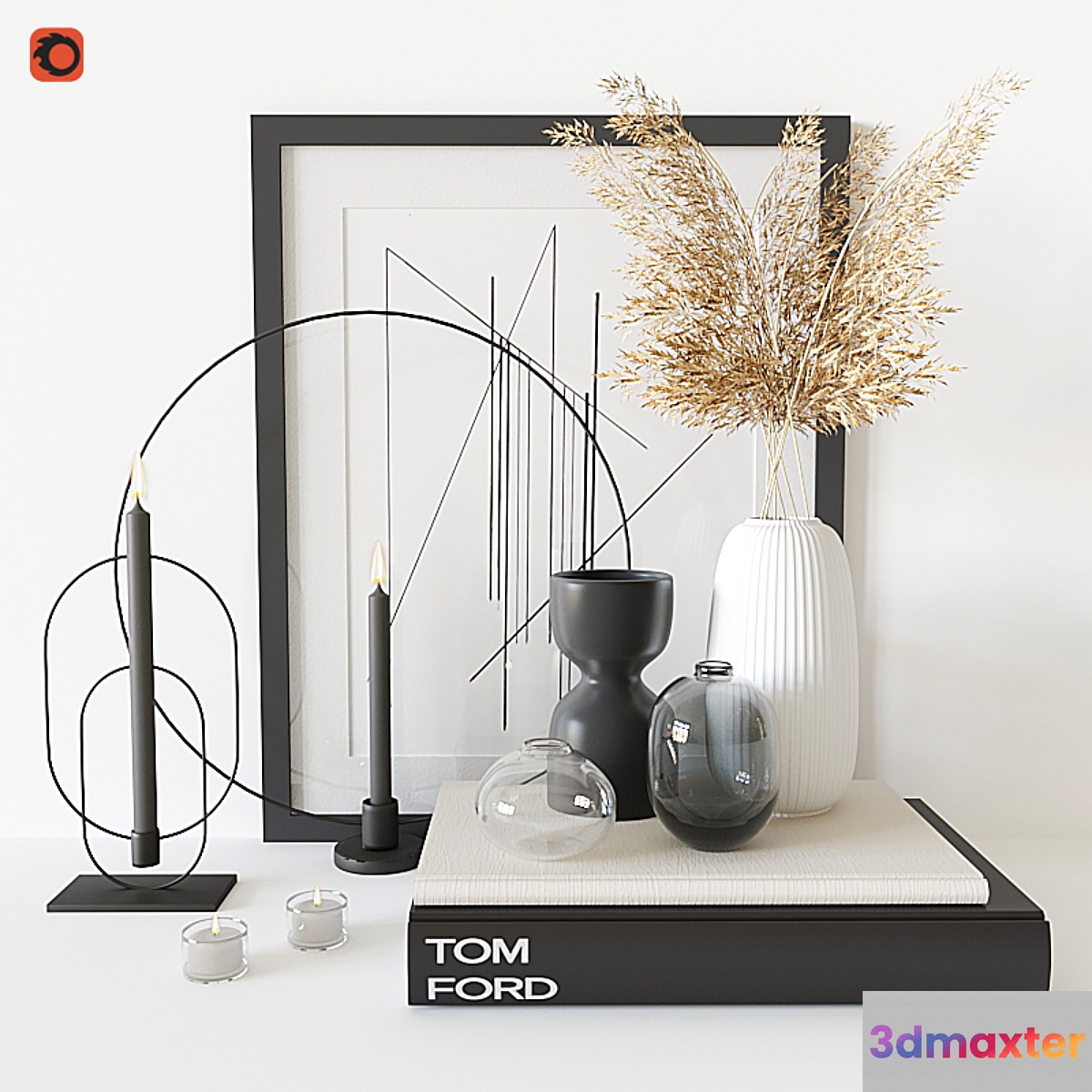 Decorative set housewolf 04