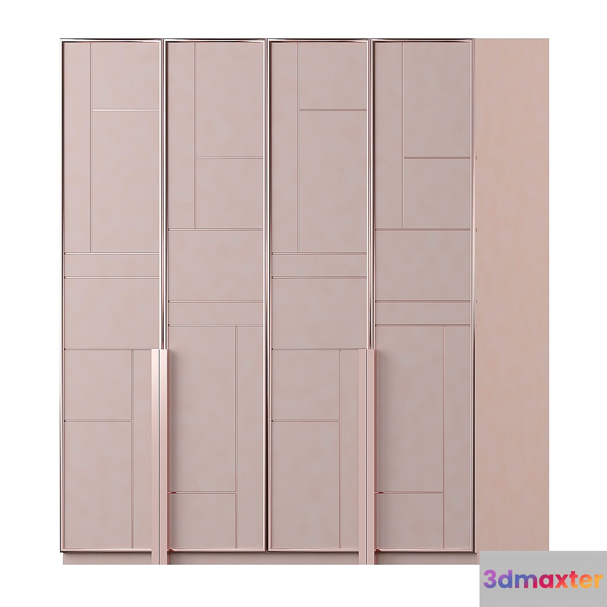 Wardrobe pink beas 3D Max