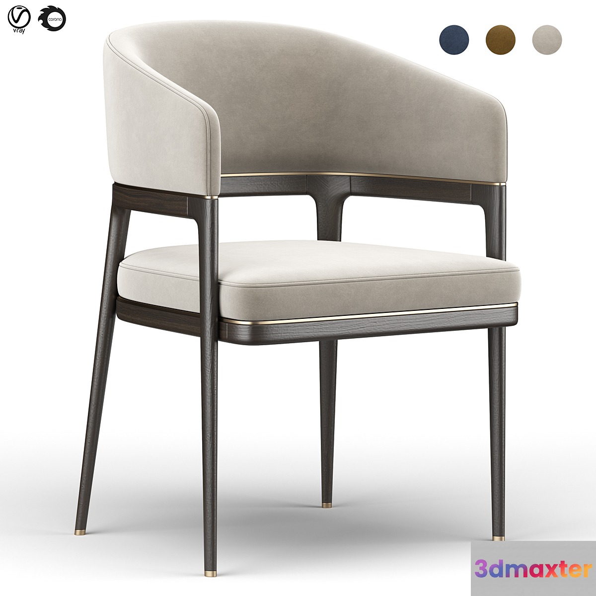Mark chair 3D Max