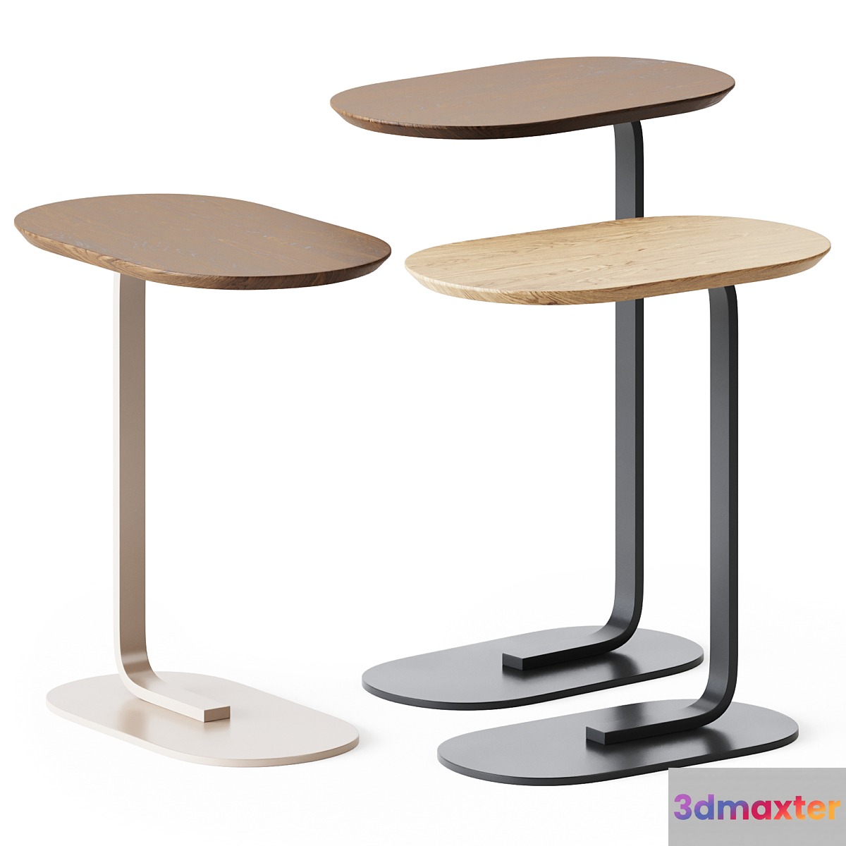 Wooden Relate Side Table by Muuto 3D Max