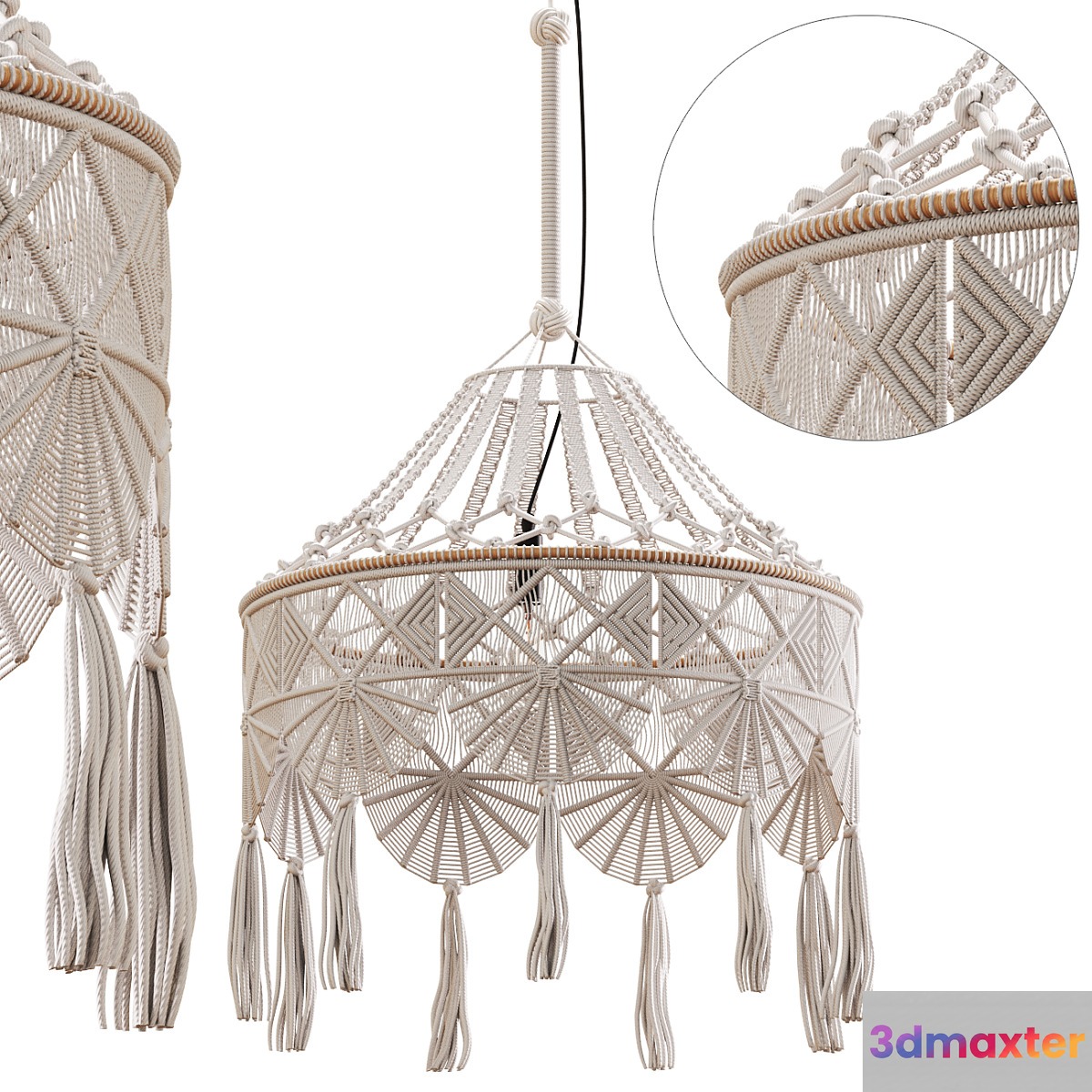 Macrame pendant lights Aliexpress 133 corona