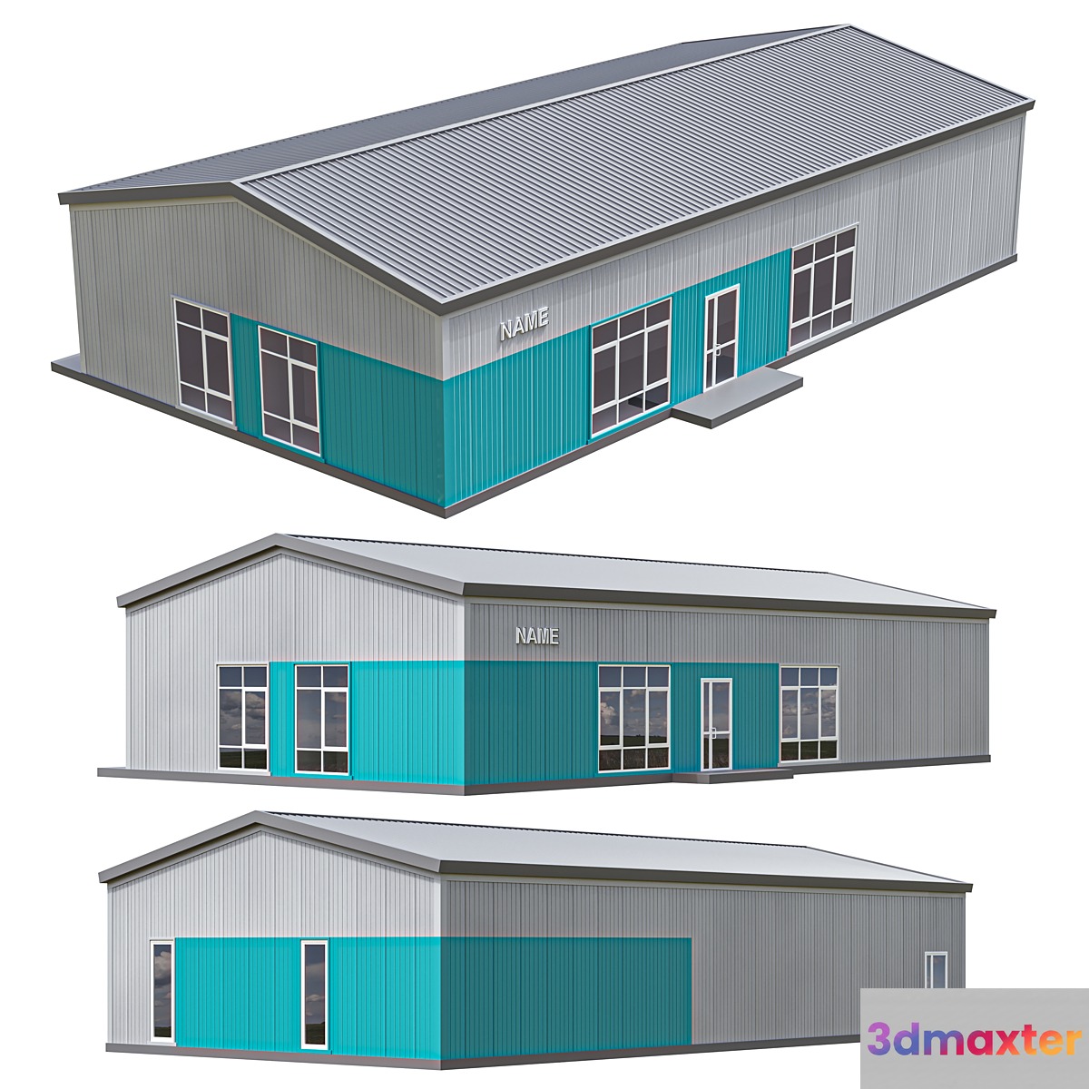 Sandwich panel building