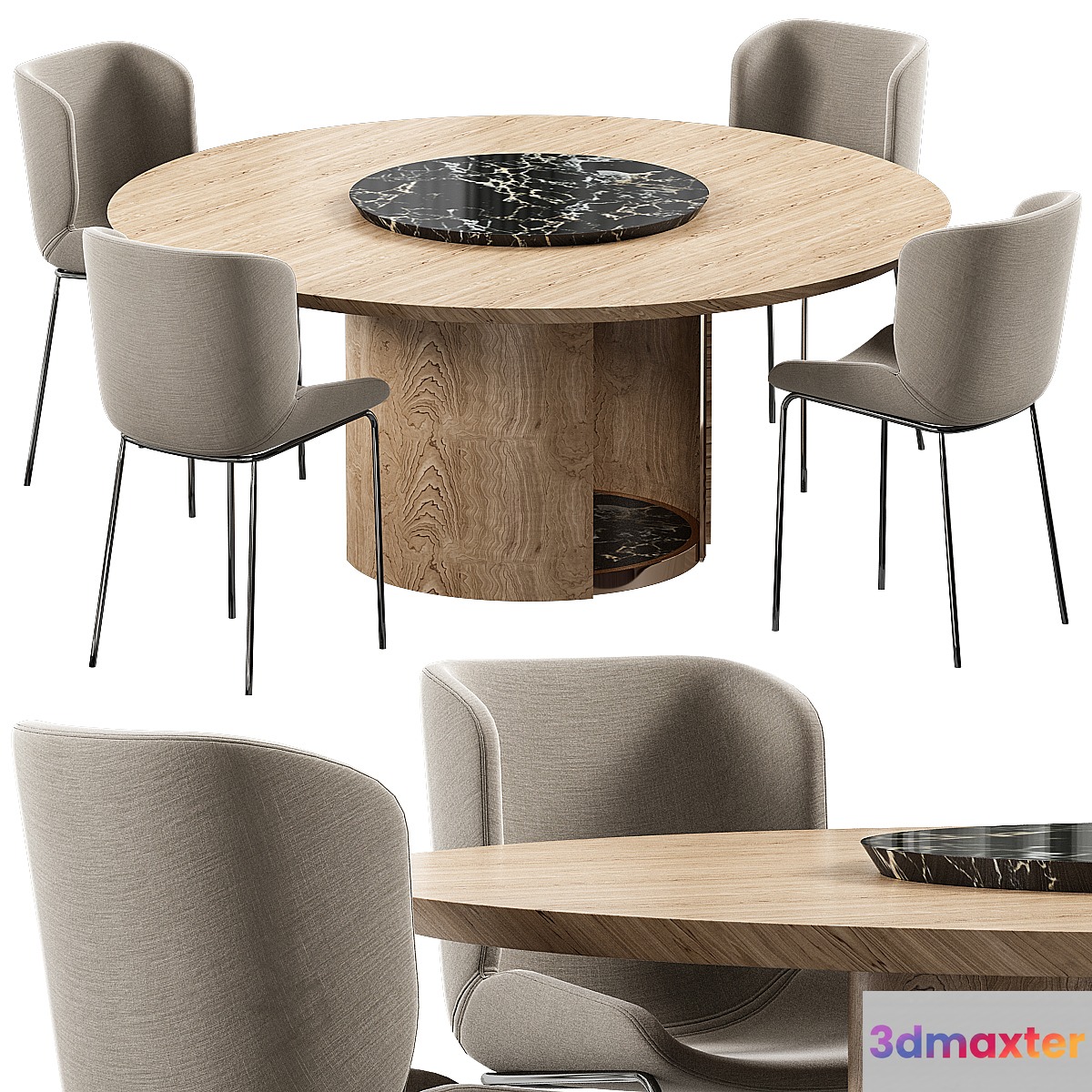 Dining talbe FRATO SENDAI Jose Martinez Medina FRENCH 3D Max