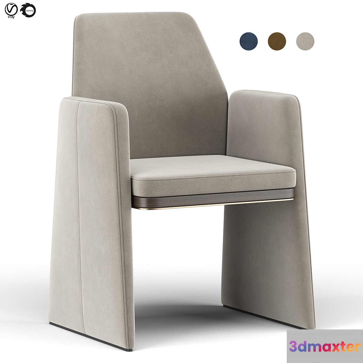 Anthony chair 3D Max