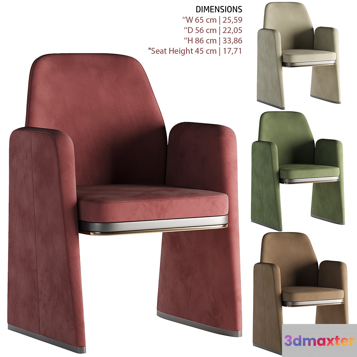 Armchair 3D Max