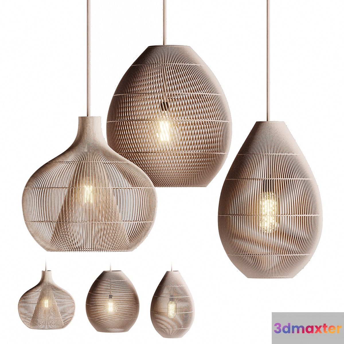 Henglamp Figura - No.2 3D Max