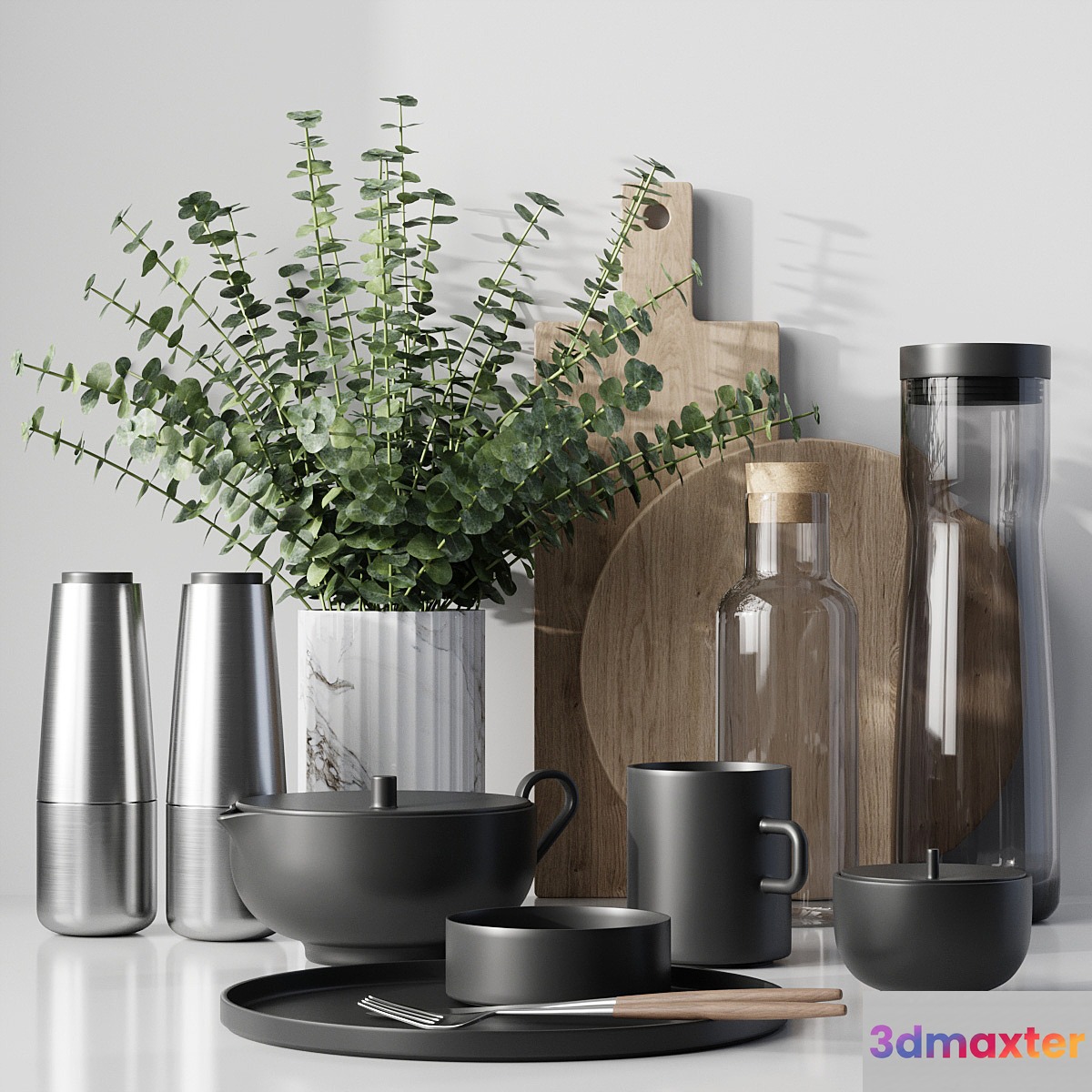 Kitchen set - No.4 3D Max